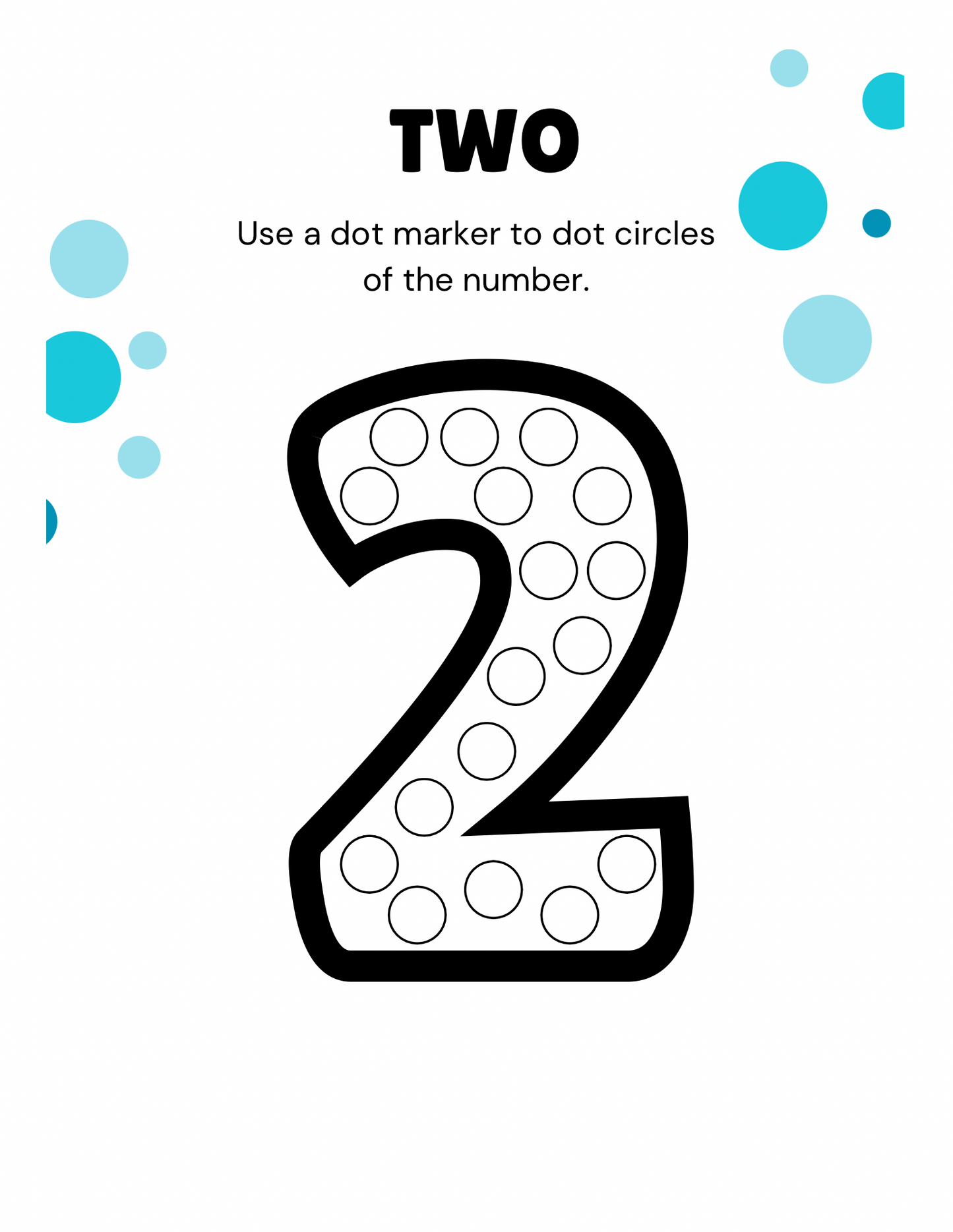 Dot the number