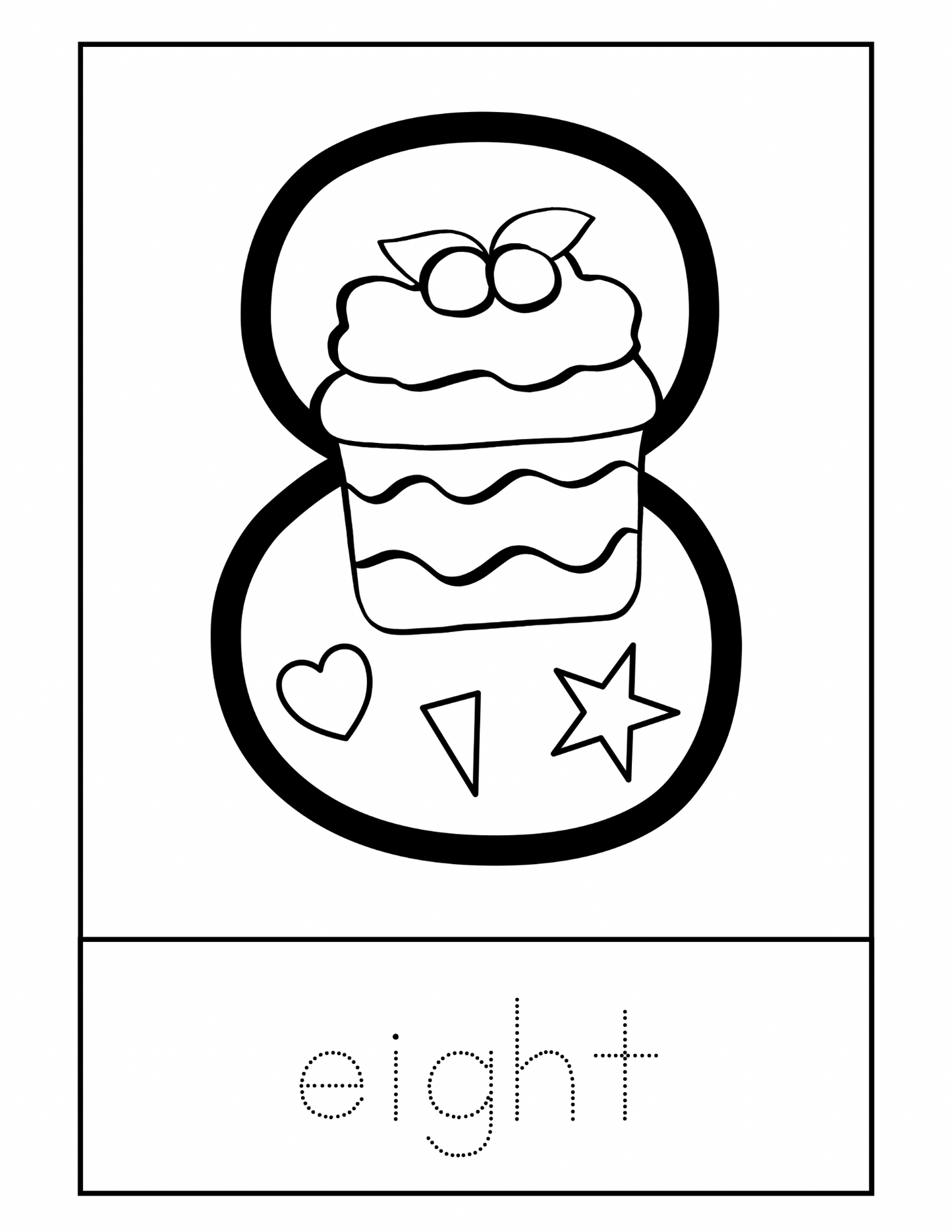 Color the number