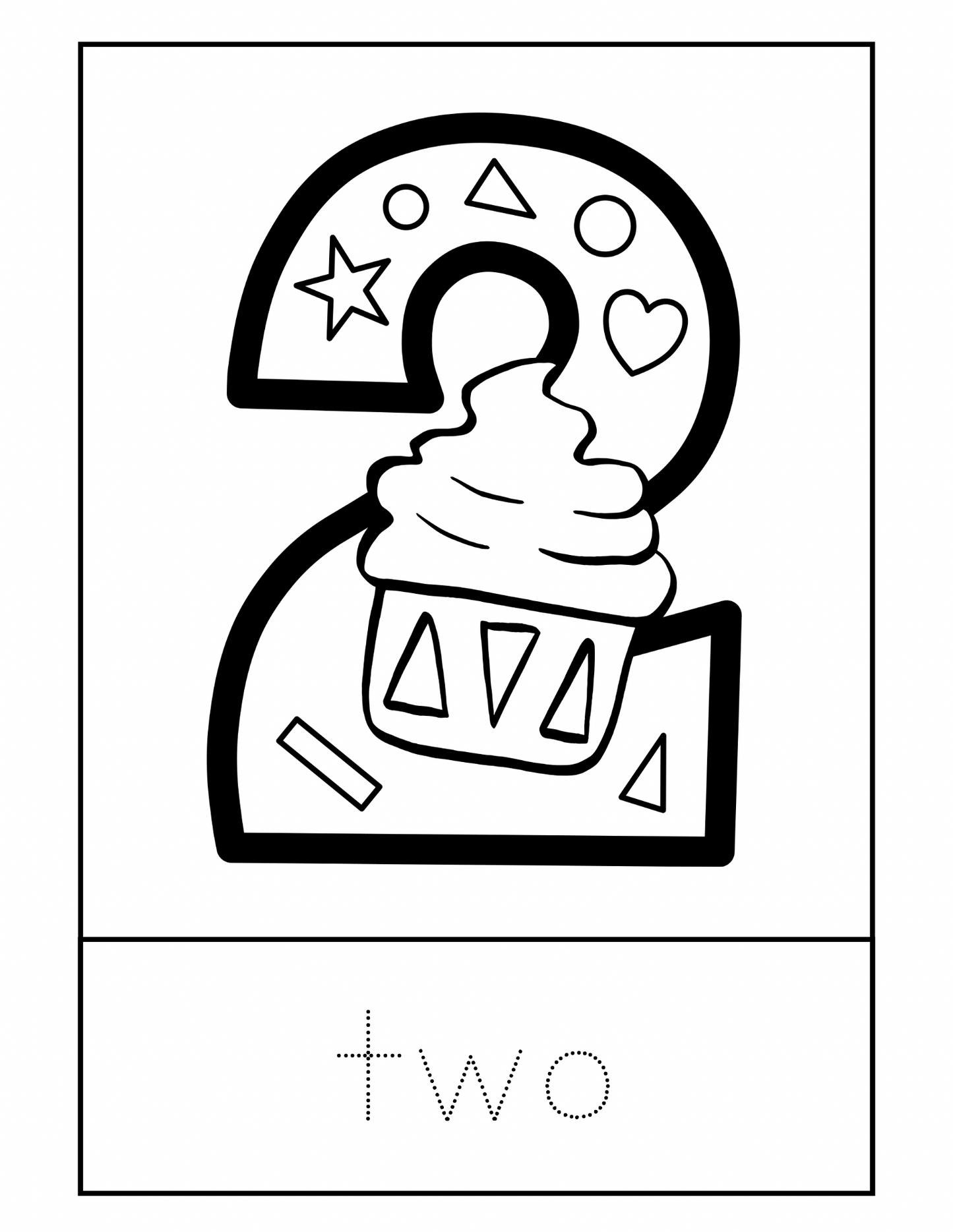 Color the number