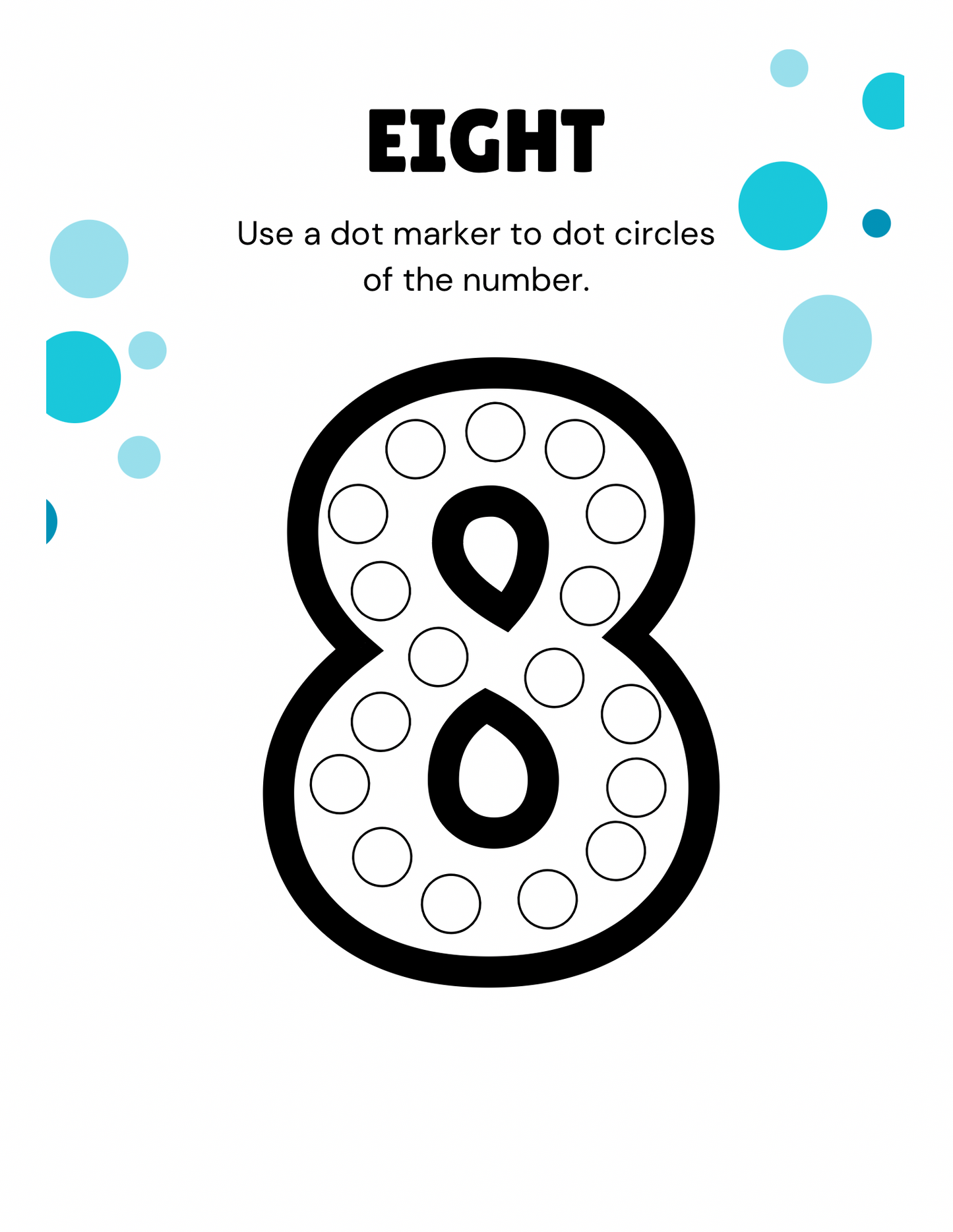 Dot the number