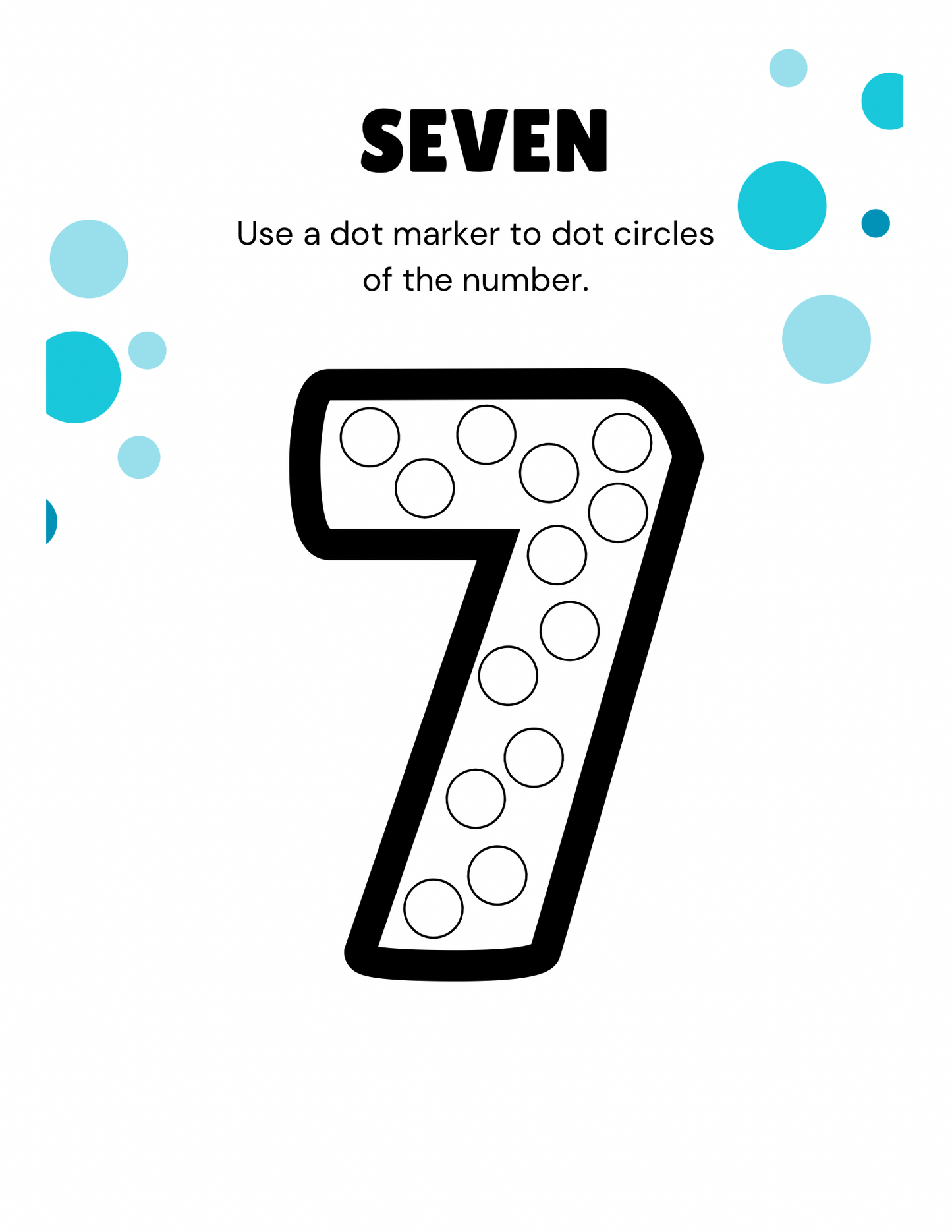 Dot the number