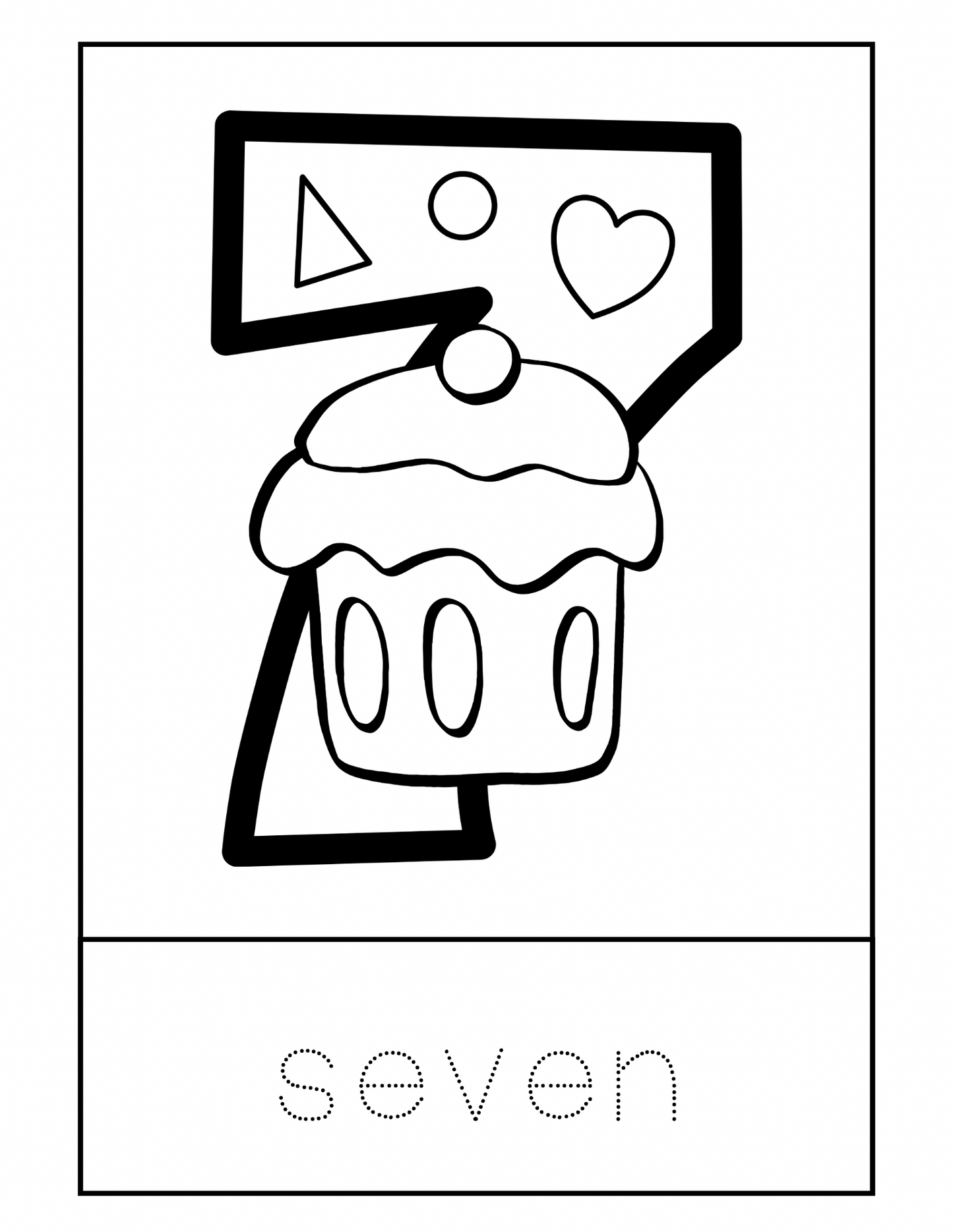 Color the number